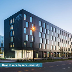 exterior shot of the Quad at York by York university