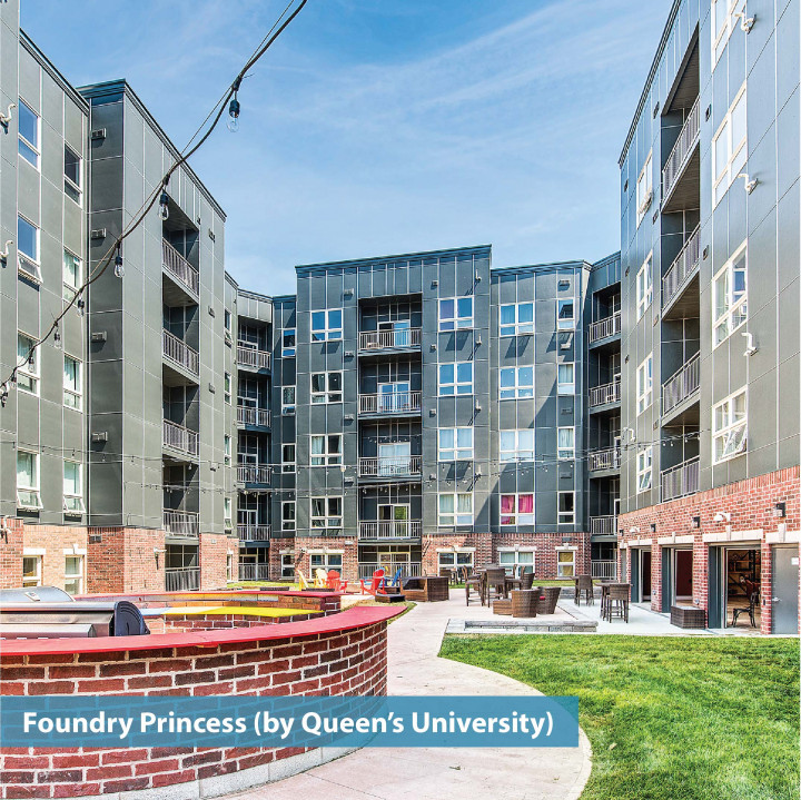 exterior shot of foundry princess by Queen's University